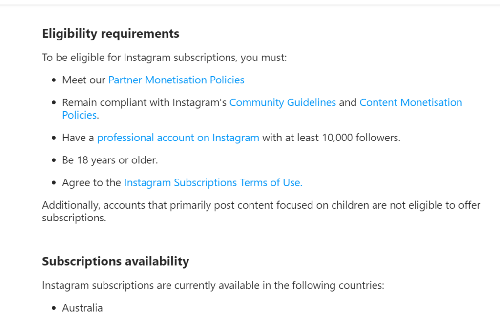 Instagram Monetization Eligibility Criteria for India in 2024