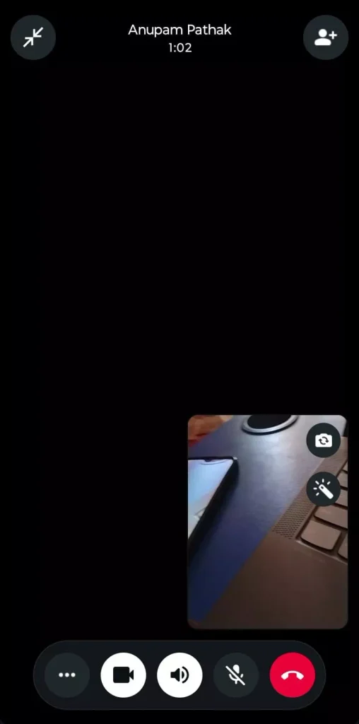 WhatsApp Screen Sharing