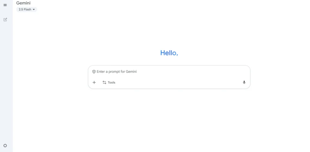 Gemini homepage